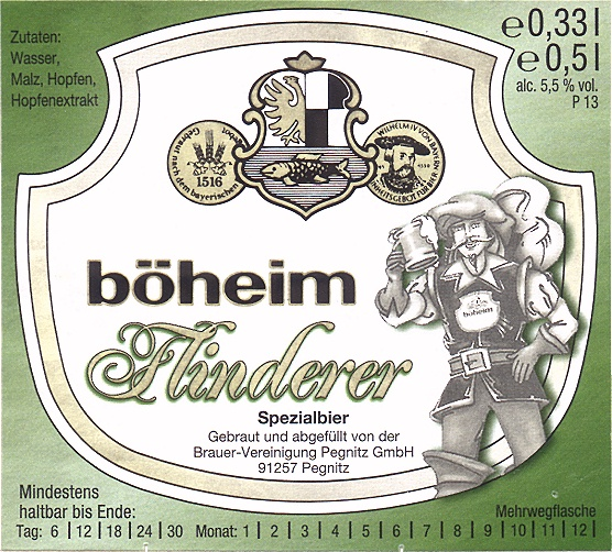 B&ouml;heim Biere