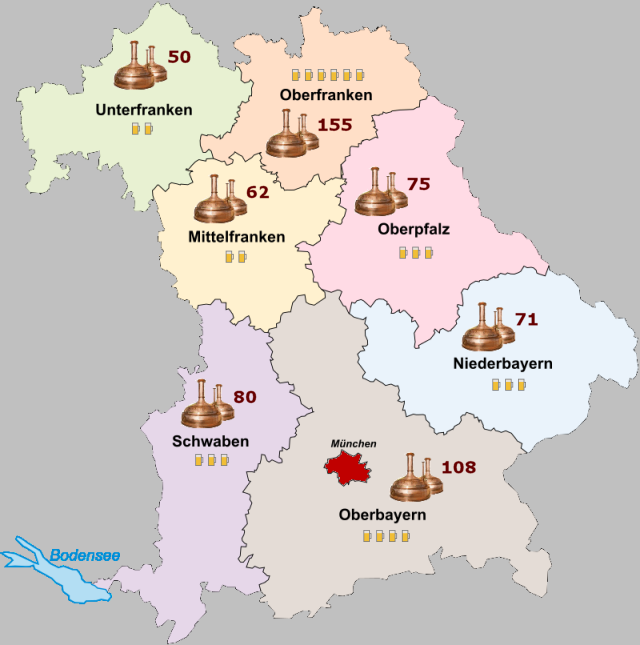 Brauereien im ehemaligen Fränkischen Reichskreis | Braukulturland