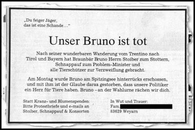 Traueranzeige für Bruno