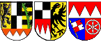 Fränkische Stadt- und Kreiswappen